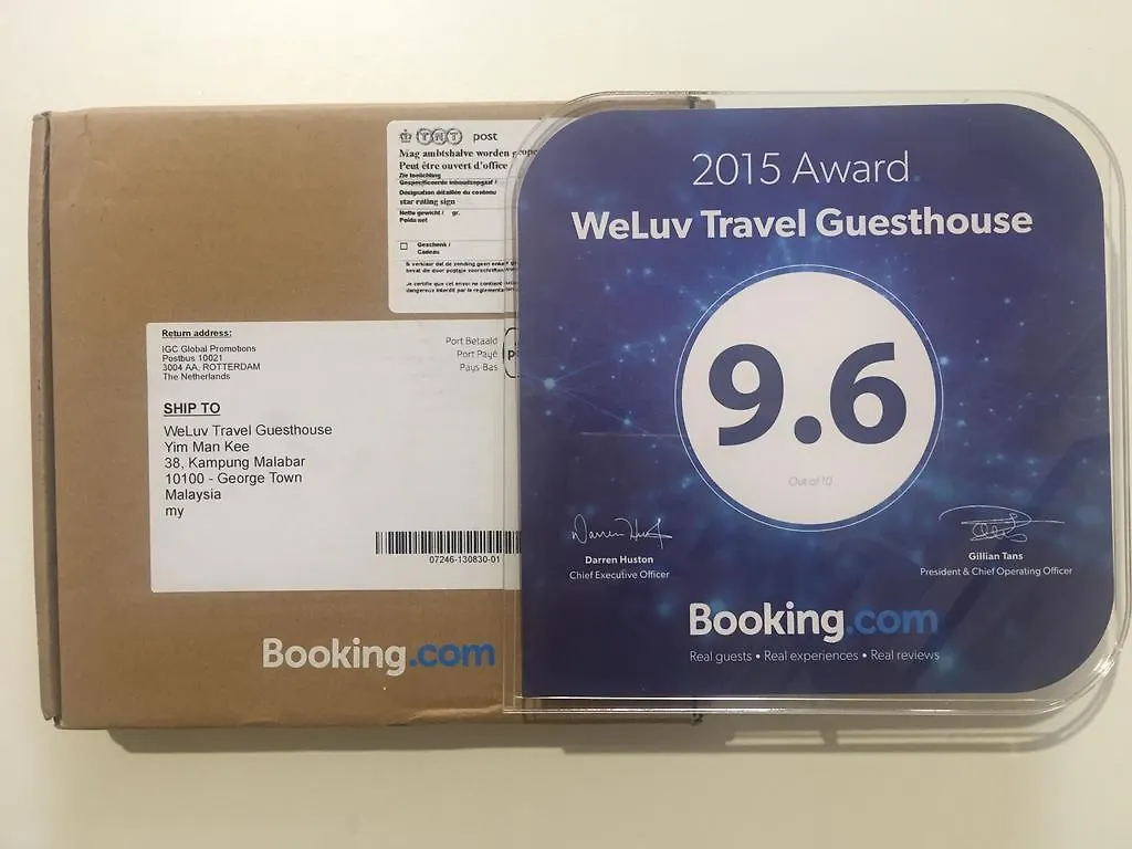 ** Konukevi Weluv Travel Guesthouse George Town Malezya
